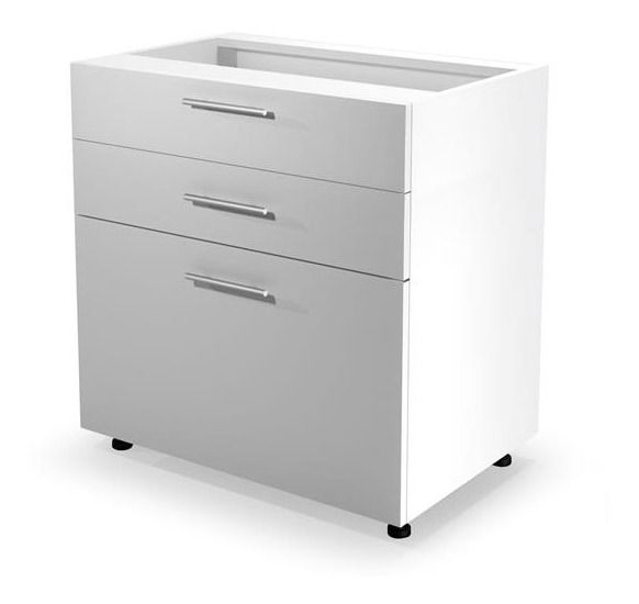 Dolní kuchyňská skříňka Verlene 80/82 (bílá)