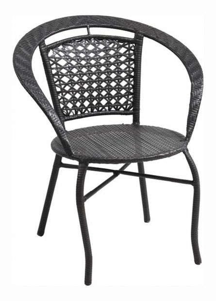 Zahradní křeslo Lassa (hnědá)