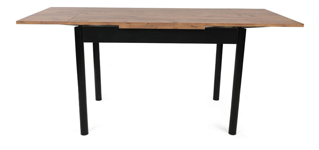 Rozkládací jídelní stůl (pro 4 až 6 osob) Pollo (Ořech + Černá)