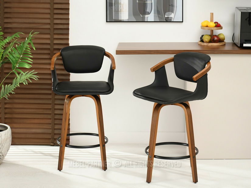 Židle Max H (ořech tmavý + ořech)