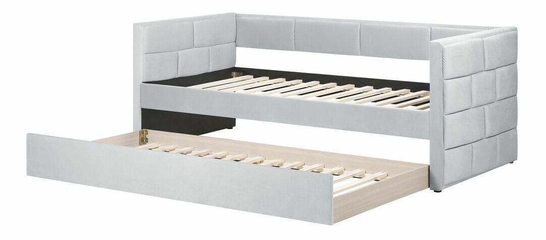 Jednolůžková postel 200 x 90 cm Chaza (šedá)