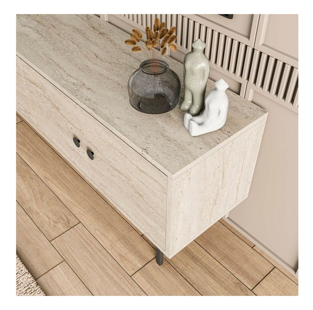 TV stolek/skříňka Diamon (travertin)