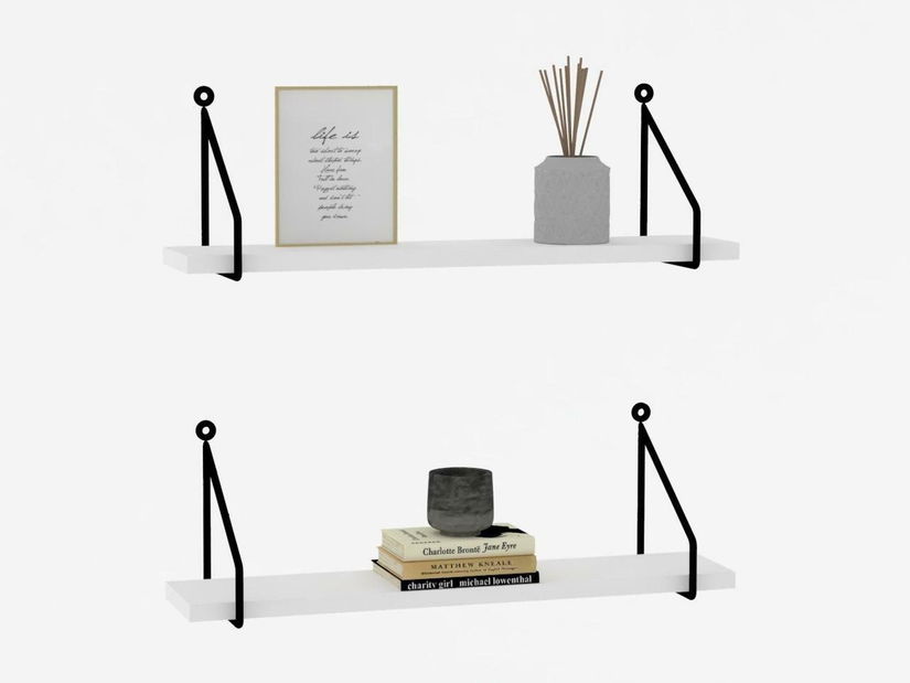 Set 2ks. polic Tubusu (bílá)