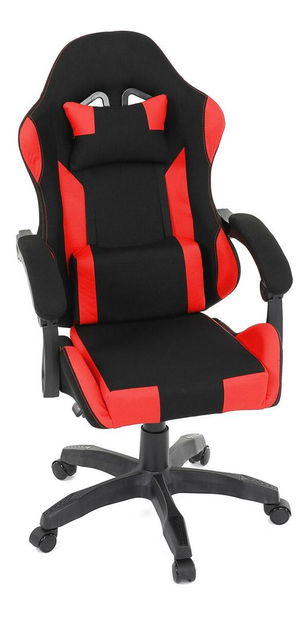 Herní křeslo Kvantirasa (černá + červená)