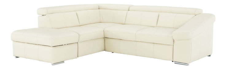 Kožená rohová sedací souprava Valmys (L)