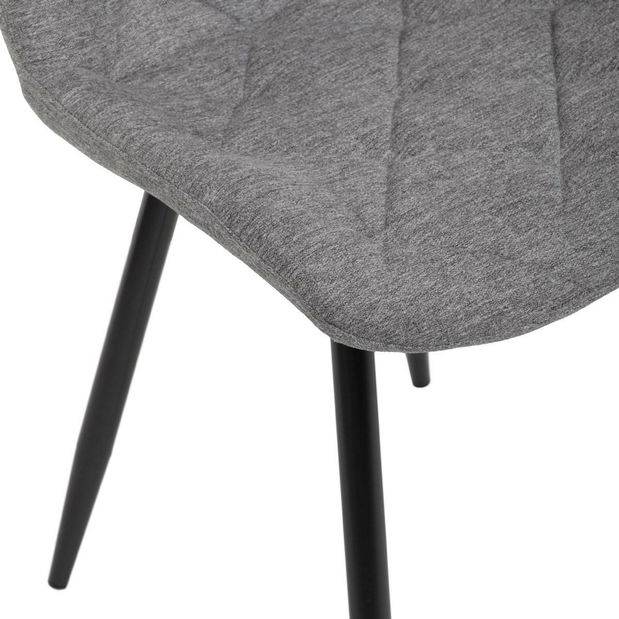 Jídelní židle Cabia (stříbrná)