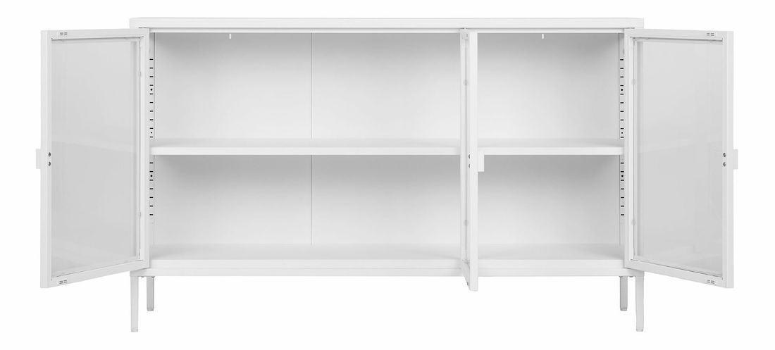 Vitrína Bisalia 3 (bílá)