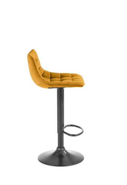 Barová židle Hertha (hořčičná)