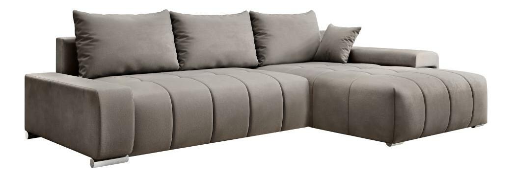 Rohová sedací souprava Vesuv (šedá)