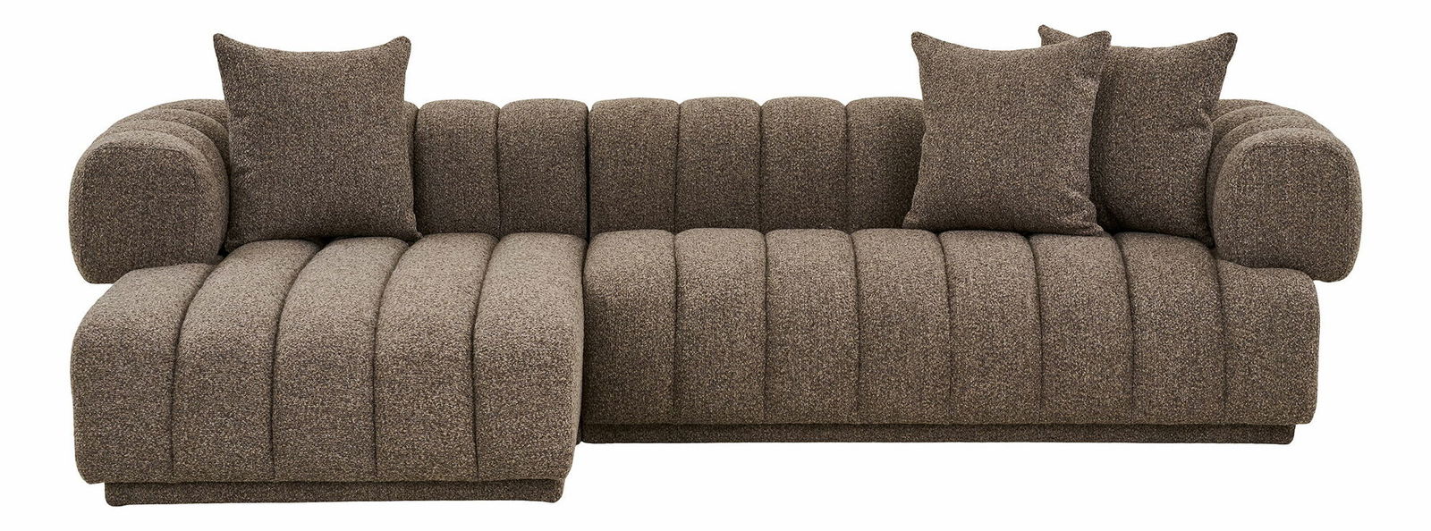 Rohová sedací souprava (L) Aeaveta 2 (hnědá)