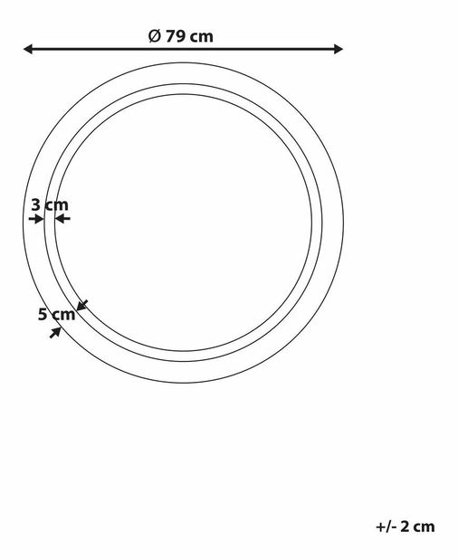 Nástěnné zrcadlo Corvinus (stříbrná)