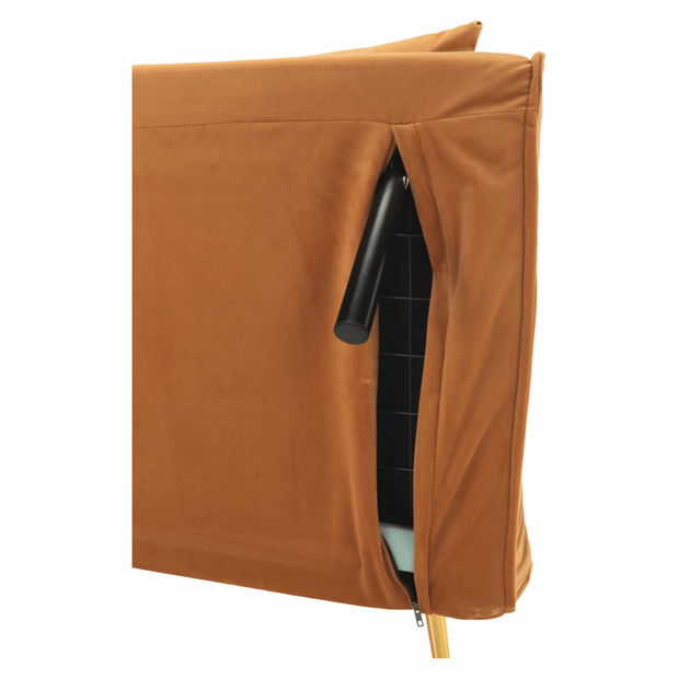 Rozkládací křeslo Milla (hořčicová)