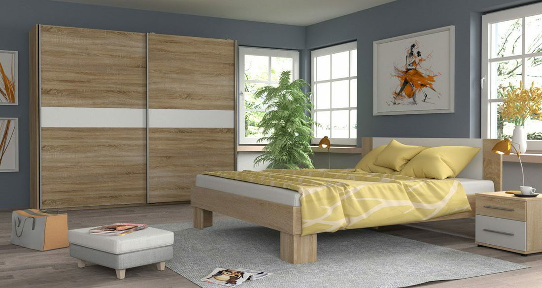 Ložnice Bergie 160 (dub sonoma)