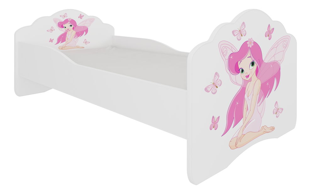 Dětská postel 160x80 cm Cassi (S roštem a matrací) (víla)