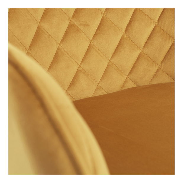 Jídelní židle Danarra-425-YEL4 (žlutá + černá)