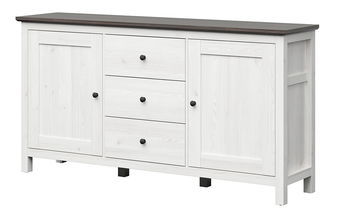 Komoda BRW Hesen KOM2D3S/10/19 (modřín sibiu světlý + borovice larico)