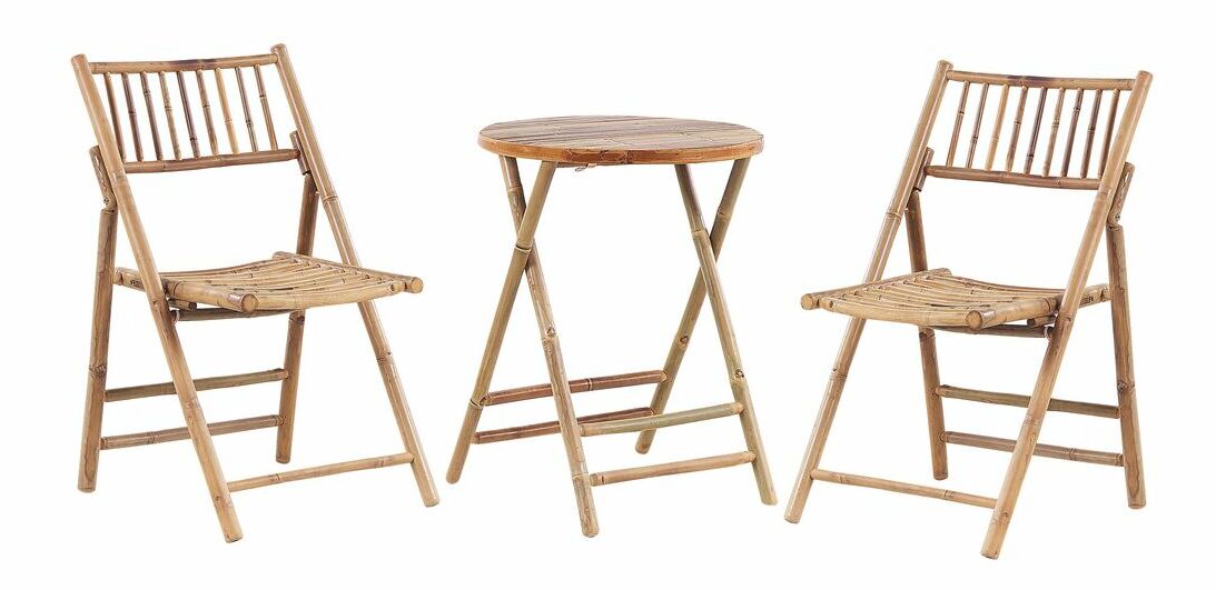 Balkonová sestava Sante (světlé dřevo)