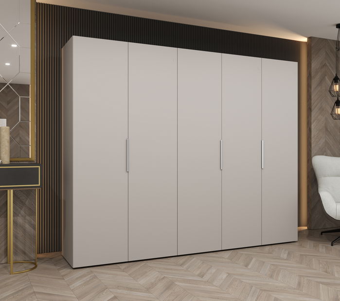 Šatní skříň 250 cm Mirabella 1 (kašmír + kašmír)