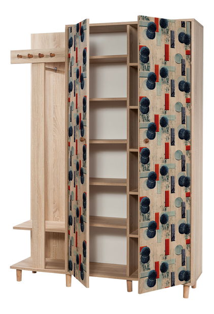 Předsíňová stěna Gardin 520 (sonoma)