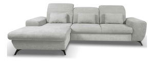 Rohová sedací souprava Altham (bledě šedá) (L)