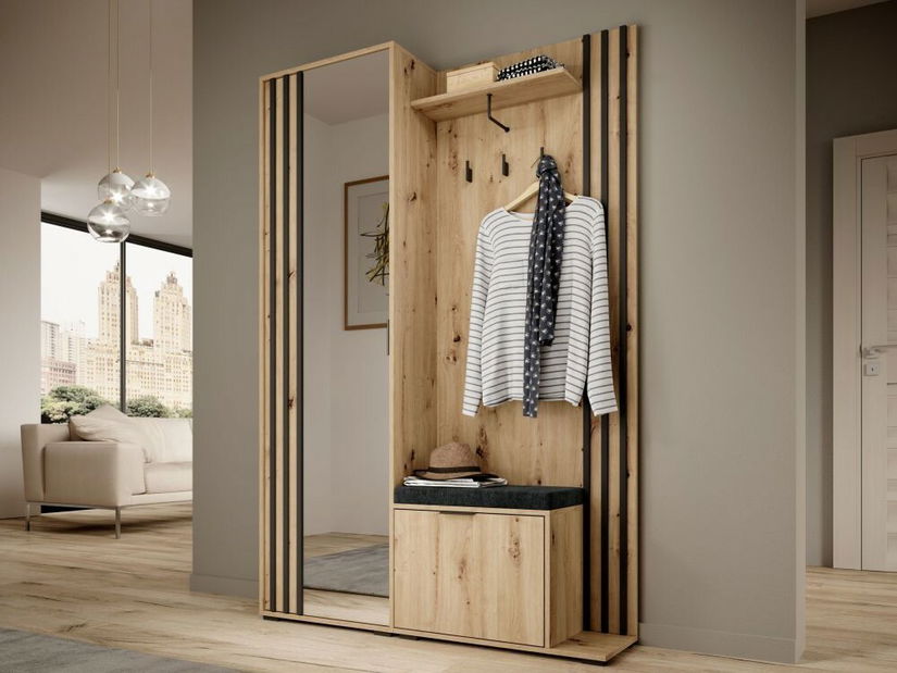 Předsíň Nelliana (dub artisan) s polštářem