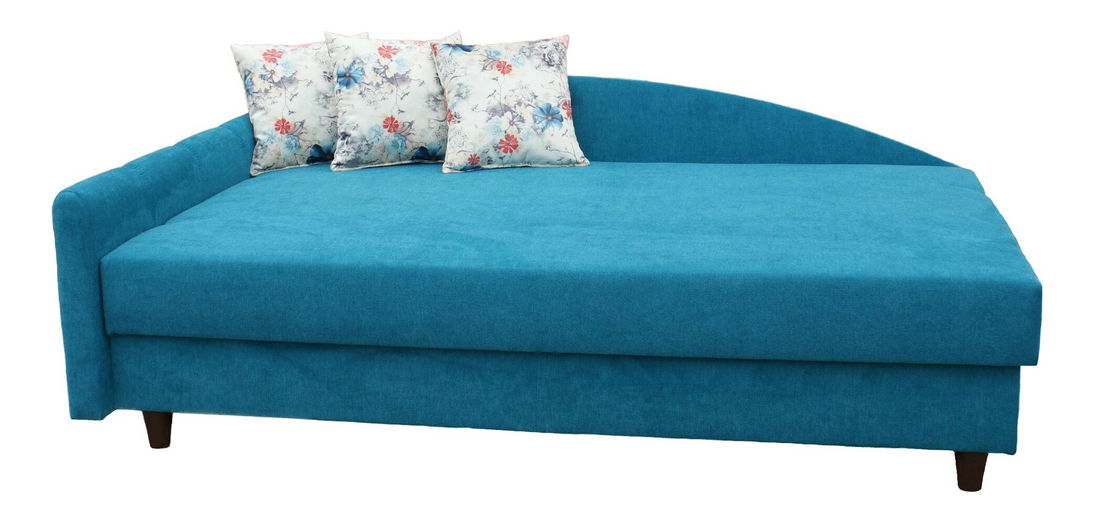 Pohovka BRW Eryk modrá (L)