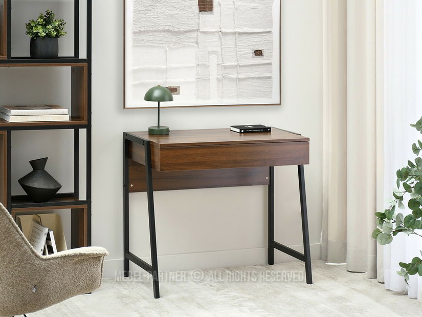 PC stolek Norsinimo (ořech + černá)