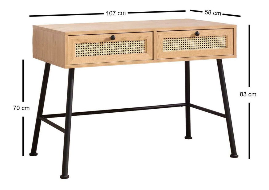 Psací stůl Vovula 9 (natural)