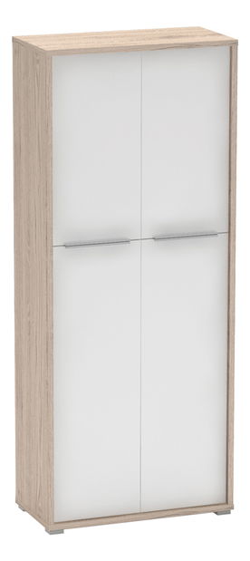 Policová skříň Rumia TYP07 (san remo + bílá)