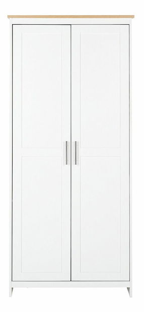 Šatní skříň Sidni (bílá)