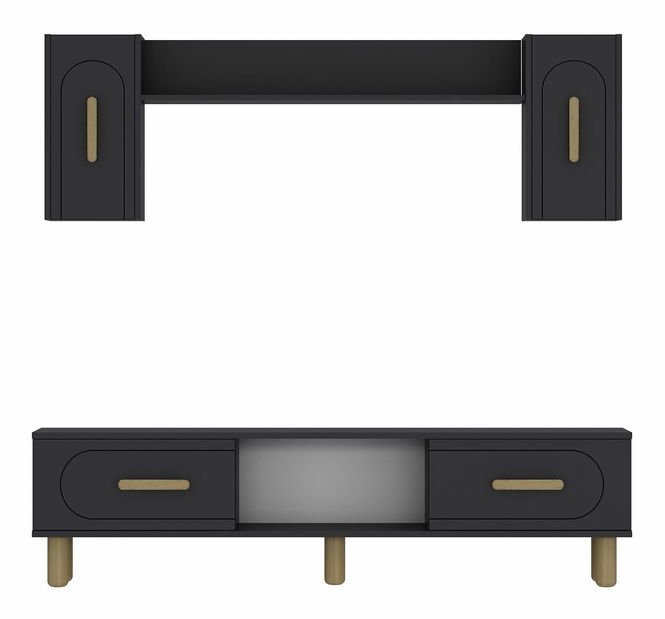 Obývací stěna Orino (antracit)