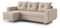  Rohová sedací souprava Eugenie (L) (světlobéžová)