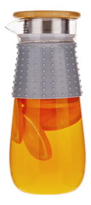 Karafa na vodu s víčkem a sítkem 1200ml Glaza 