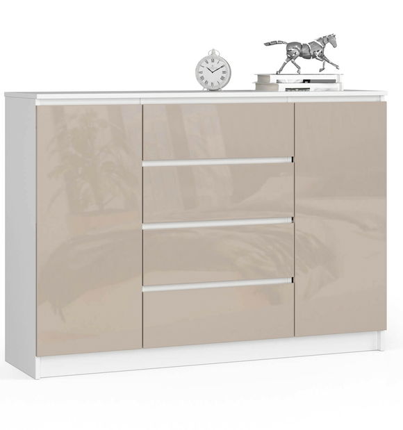 Komoda Keanu IV (cappuccino lesk)