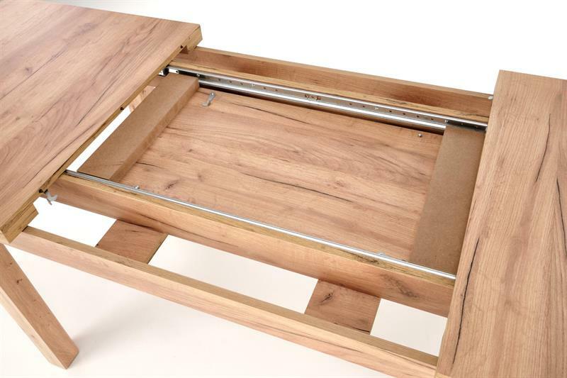 Rozkládací jídelní stůl 102-142 cm Ralllon (dub craft) (pro 4 6 osob)