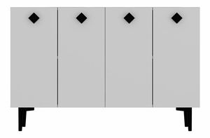 Skříňka Morana (bílá + zlatá)