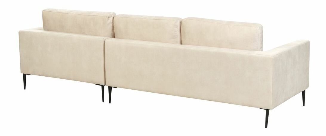 Rohová sedací souprava Fraser (krémová) (L)