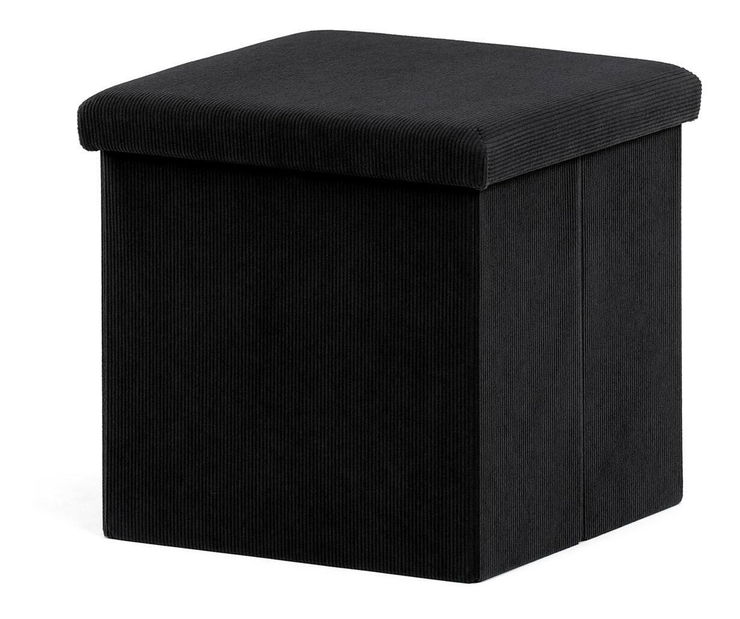 Taburetka Tropiezo (černá) (s úl. prostorem)