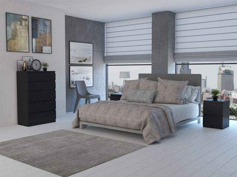 Komoda Musecalo 4 (černá)