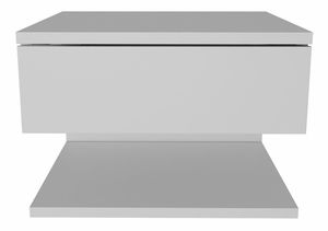 Noční stolek Vinterio (bílá)