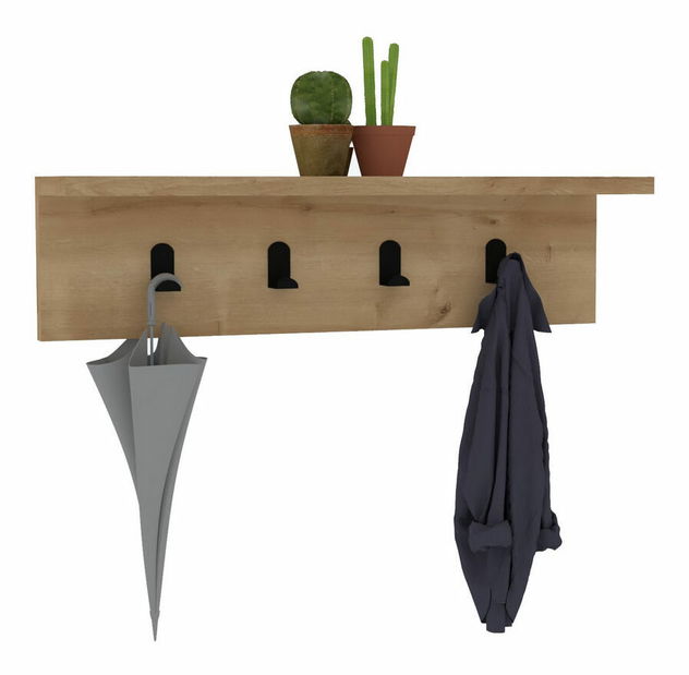 Nástěnná police WE 63 (ořech)