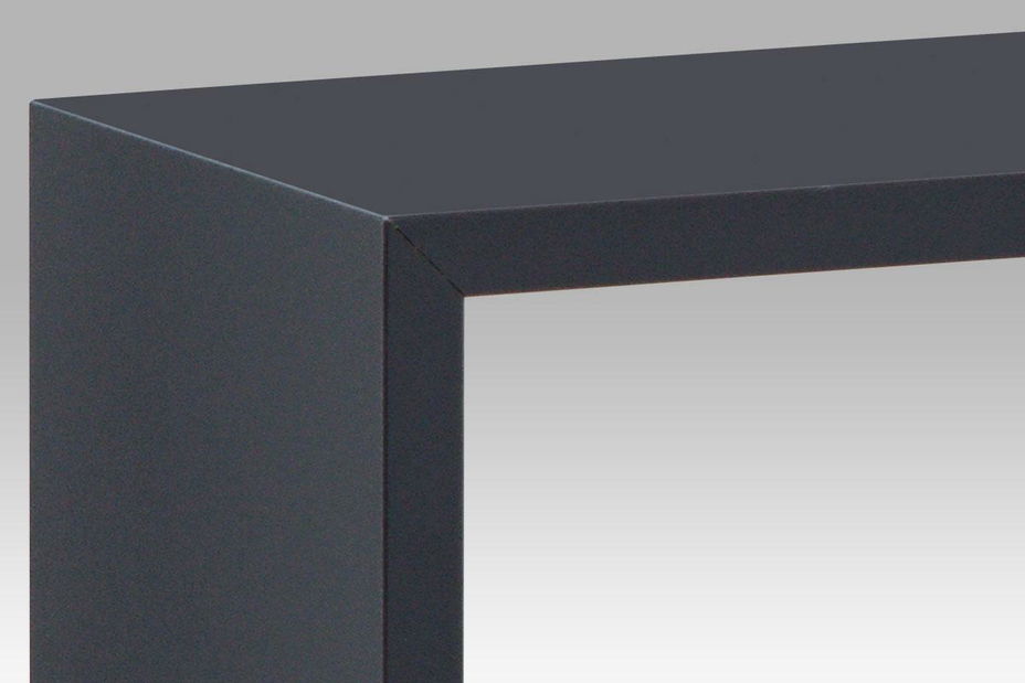 Set 3 nástěnných polic Parto (šedá matná)