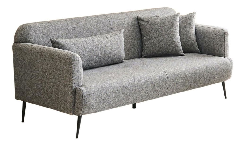 Pohovka trojsedačka Revosatta (šedá + černá)