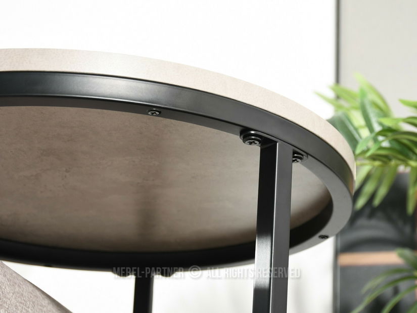 Konferenční stolek Corden (beton + černá)