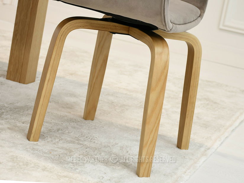 Jídelní židle Madres (béžová + dub)