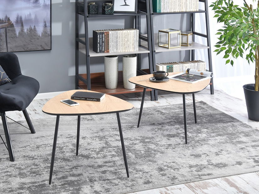 Konferenční stolek Rossi Zest Xl (sonoma + černá)