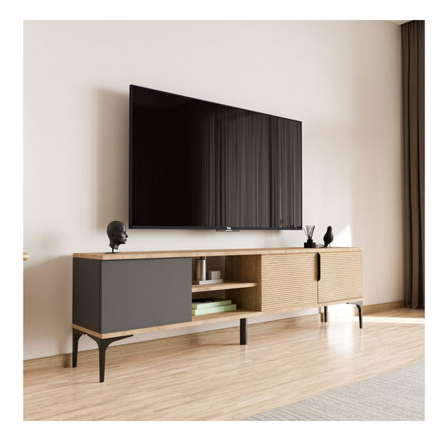 TV stolek/skříňka Tarza TV (dub antracitový)