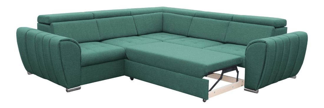 Rohová sedačka BRW Grenade (zelená) (L)