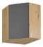 Horní rohová kuchyňská skříňka G60N Langari (dub artisan + šedá matná)