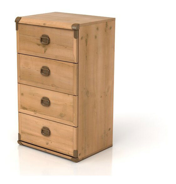 Komoda BRW INDIANA JKOM 4S/50 (Borovice antická)